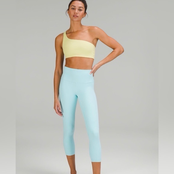 lululemon athletica Pants - lululemon align high rise crop 23" icing blue